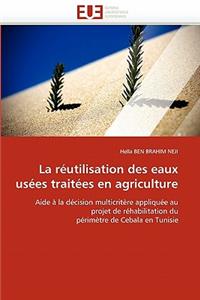 réutilisation des eaux usées traitées en agriculture