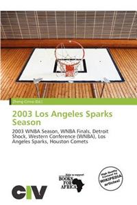 2003 Los Angeles Sparks Season