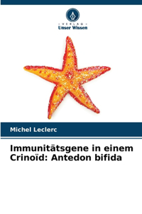 Immunitätsgene in einem Crinoïd