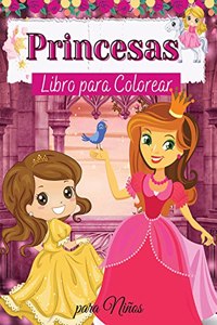 Princesas Libro para Colorear para Niños