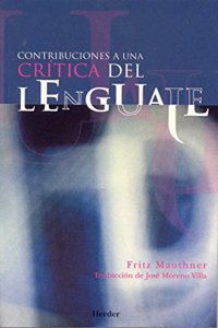 Contribuciones a Una Critica del Lenguaje