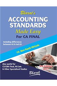 Accounting Standards Made Easy for CA Final