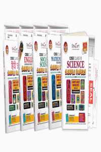 Educart CBSE Class 10 Sample Papers Bundle (2024-25) - Science, Mathematics Standard, Social Science, English & Hindi A (With exclusive CBSE Mock Booklets for 2025 Exam)