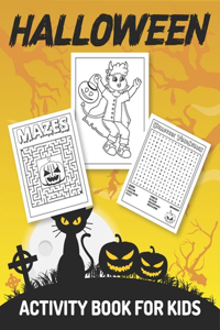 Halloween Activity Book For Kids