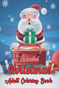 Colorful Christmas Adult Coloring Book