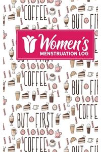 Women's Menstruation Log
