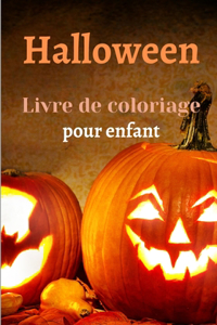 Halloween livre de coloriage pour enfant