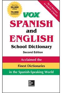 Vox Spanish and English School Dictionary