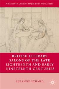 British Literary Salons of the Late Eighteenth and Early Nineteenth Centuries