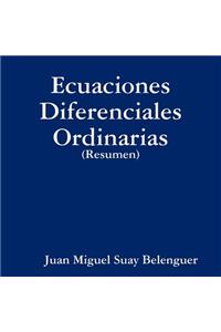 Ecuaciones Diferenciales Ordinarias