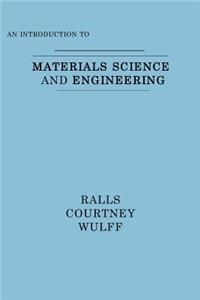 Introduction to Materials Science and Engineering