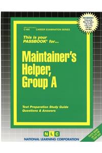 Maintainer's Helper, Group a