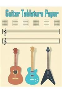 Guitar Tablature Paper