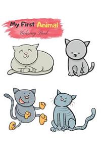 My First Animal Coloring Book