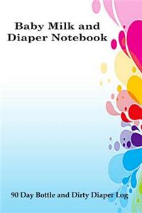 Baby Milk And Diaper Notebook