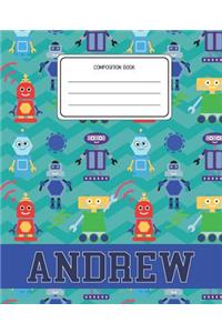 Composition Book Andrew