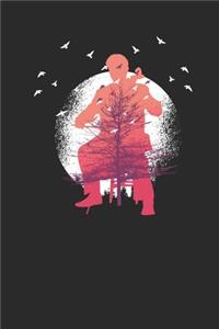 Cellist Silhouette