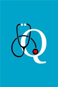 Initial Q Monogram Stethoscope Journal