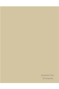 Almond Tan Notebook