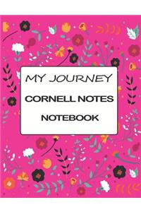 My Journey Cornell Notes Notebook