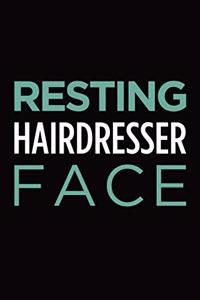 Resting hairdresser face