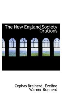 The New England Society Orations