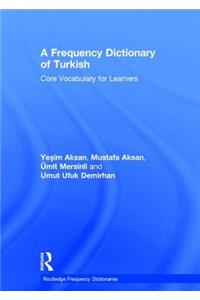 Frequency Dictionary of Turkish