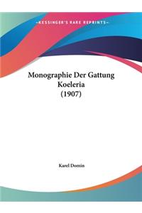 Monographie Der Gattung Koeleria (1907)