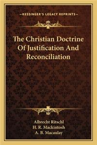 Christian Doctrine of Justification and Reconciliation