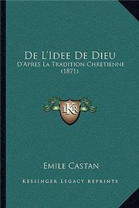 De L'Idee De Dieu