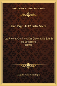 Une Page De L'Alsatia Sacra