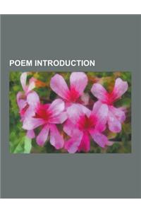 Poem Introduction