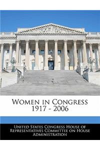 Women in Congress 1917 - 2006