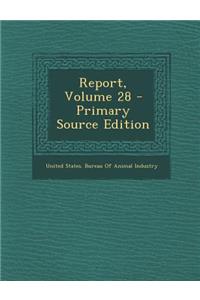 Report, Volume 28