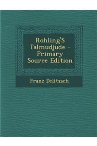 Rohling's Talmudjude