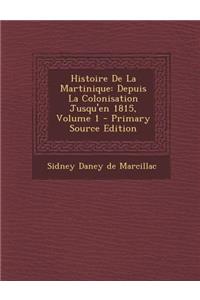 Histoire De La Martinique