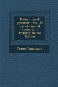 Modern Greek Grammar