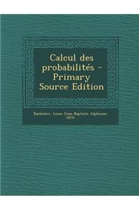 Calcul des probabilités