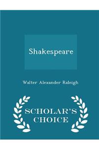 Shakespeare - Scholar's Choice Edition