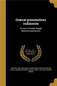 Græcæ grammatices rudimenta