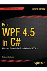 Pro Wpf 4.5 in C#