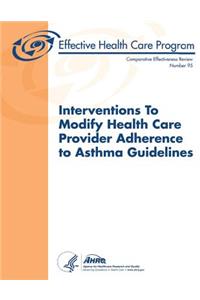 Interventions to Modify Health Care Provider Adherence to Asthma Guidelines