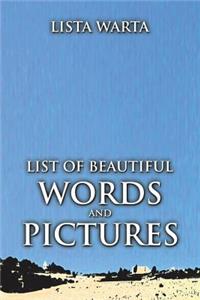 List of beautiful words and pictures