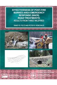 Effectiveness of Post-fire Burned Area Emergency Response (BAER) Road Treatments
