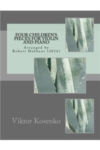 Four Children's Pieces for Violin and Piano