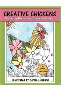 Creative Chickens Coloring Book