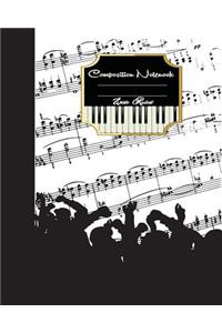 Wide Ruled Composition Notebook 8