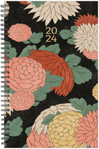 Floral Punch 3.5 X 6.5 Softcover Weekly Spiral