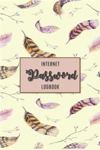 Password Book: Internet and Password Logbook to Protect and Remember Usernames and Passwords-6X9 Inch.