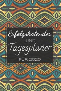 Erfolgskalender und Tagesplaner für 2020